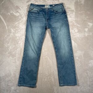 Ariat Denim Men's Jeans M2 Traditional Relaxed Boot Cut  38x34 Blue